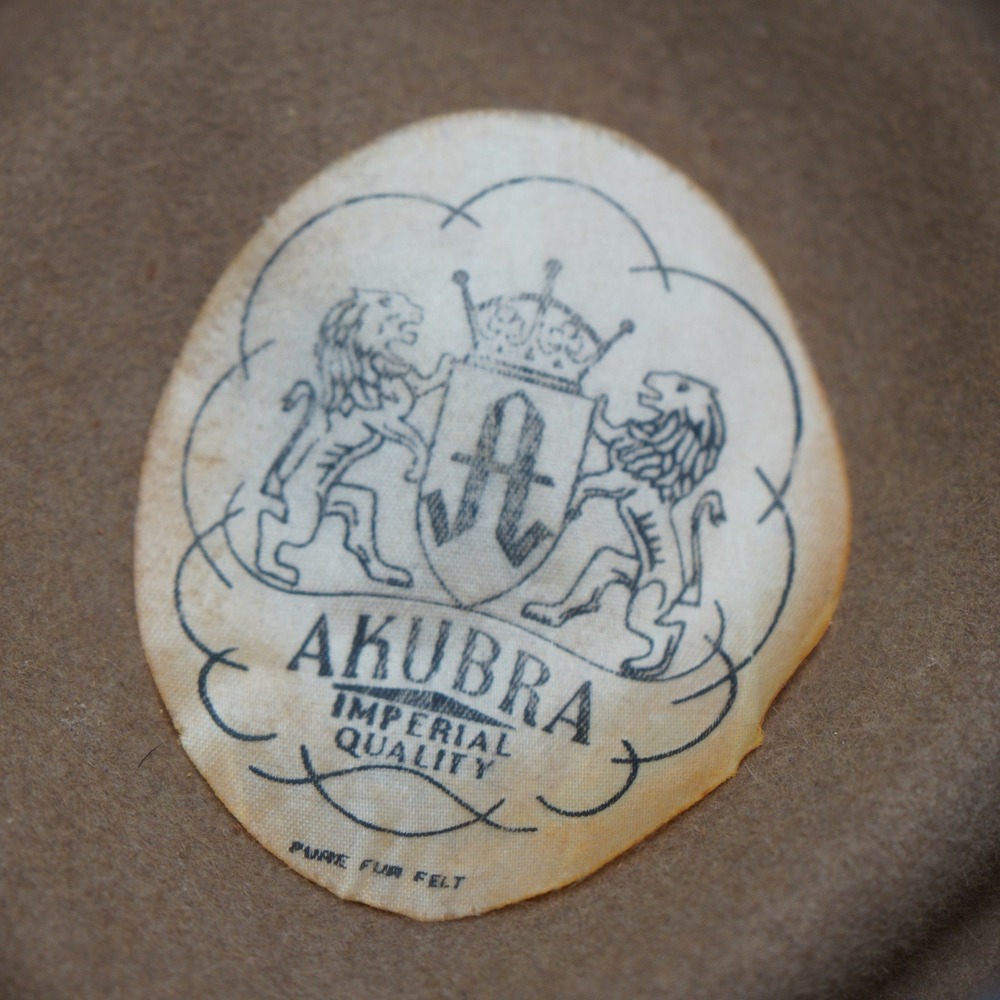 Akubra Imperial Quality Pure Fur Felt Hat Brown Made in Australia Size 60 - Picture 6 of 9